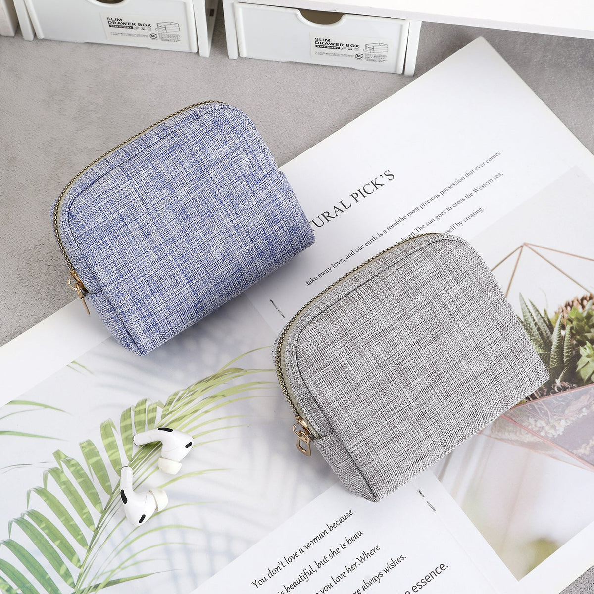 Compact Zippered Coin Purse — product view 6