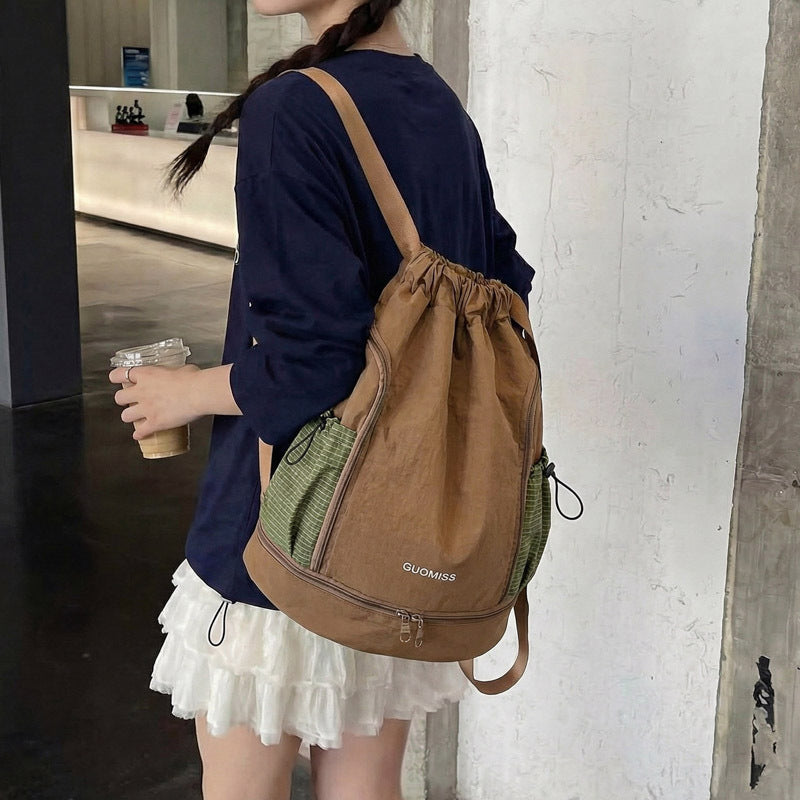 Versatile Drawstring Sports Backpack LoungeYard — product view 1