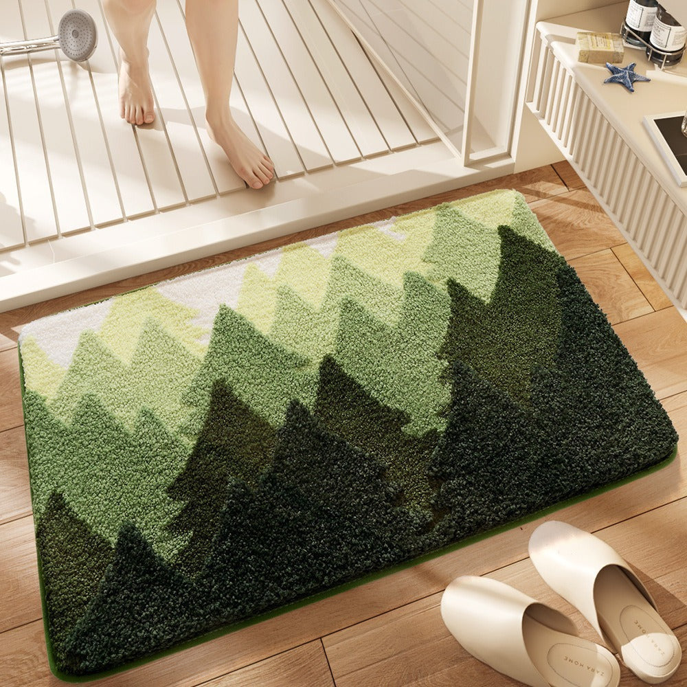 Plush Bath Mat Bowlift — product view 1