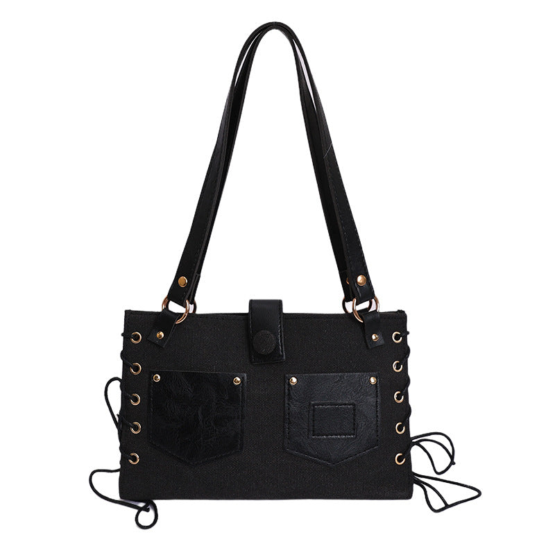 WoElegantly Structured Utility Tote Bag LoungeYard — product view 7