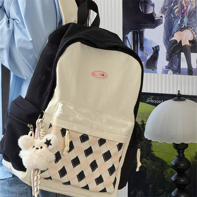 Cute Cartoon-Themed Multi-Pocket Backpack LoungeYard — product view 4