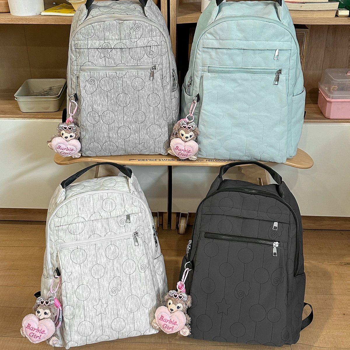 Quilted Multi-Functional Backpack LoungeYard — product view 4