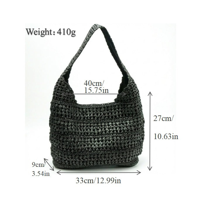 Handmade Macrame Hobo Bag LoungeYard — product view 7