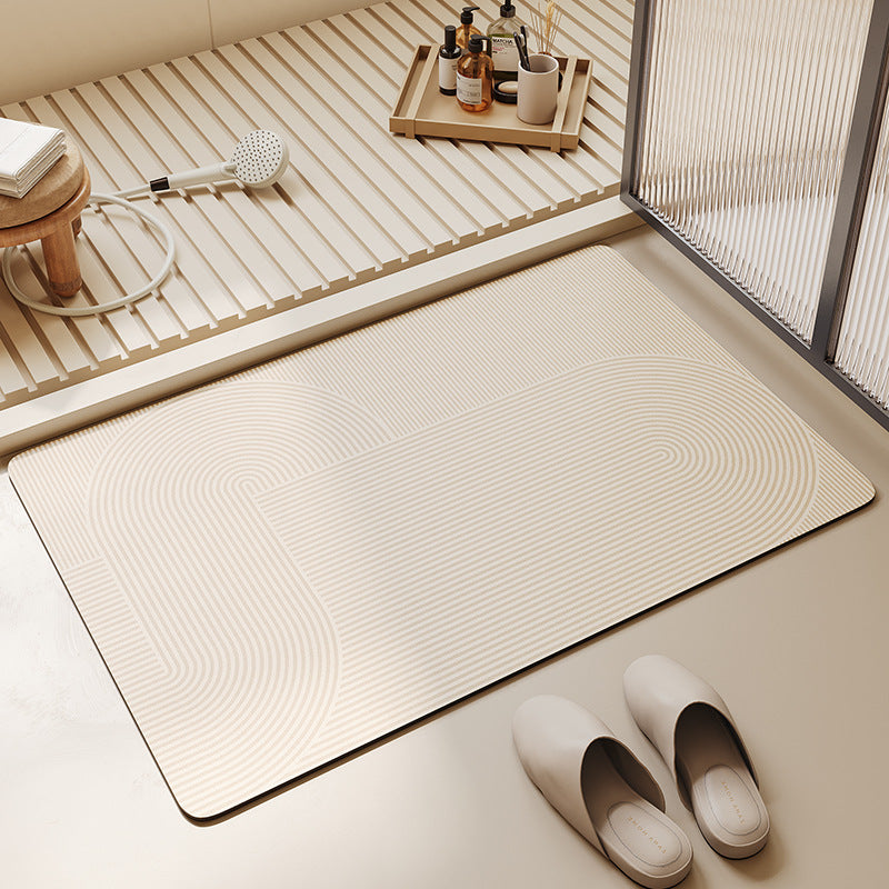 Stylish Geometric Pattern Bath Mat LoungeYard — product view 7