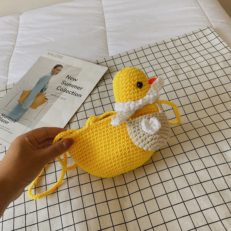 Knit Duck Purse — product view 1