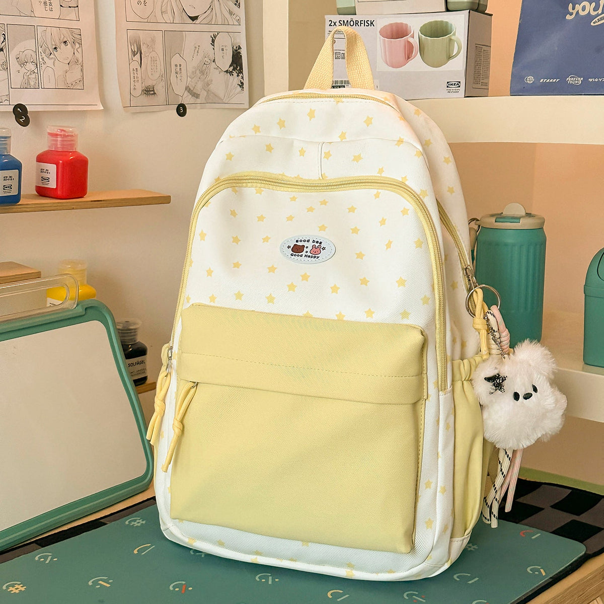 Star-Patterned Casual Backpack LoungeYard 1791204314 — product view 6