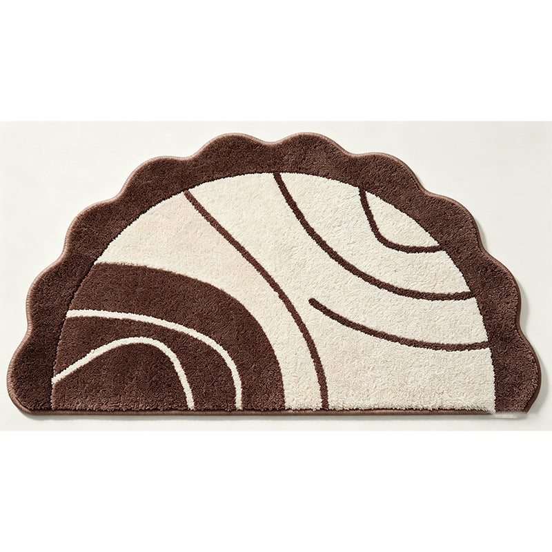 Decorative Swirl Bath Mat LoungeYard — product view 6