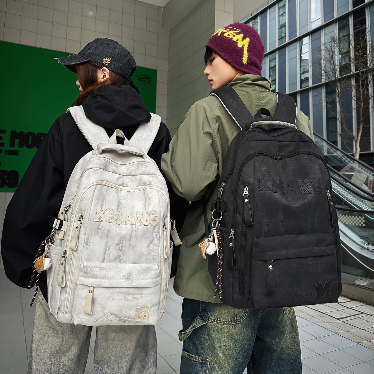 Durable Multi-Pocket Stylish Backpack LoungeYard — product view 1