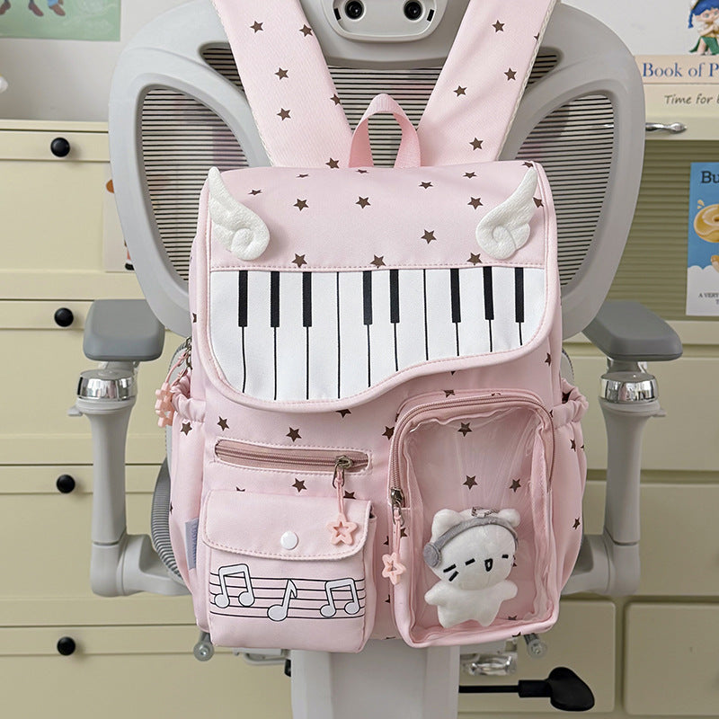 Musical-Themed School Backpack LoungeYard — product view 7