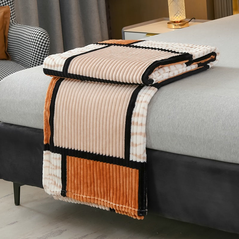 Decorative Fleece Throw Blanket — product view 1