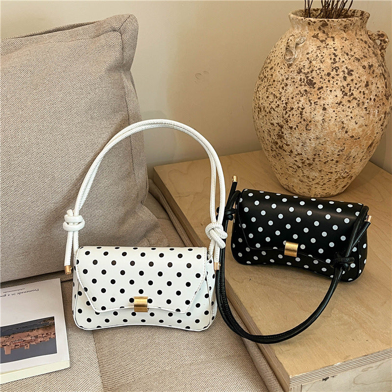 WoChic Polka Dot Shoulder Handbag LoungeYard — product view 2