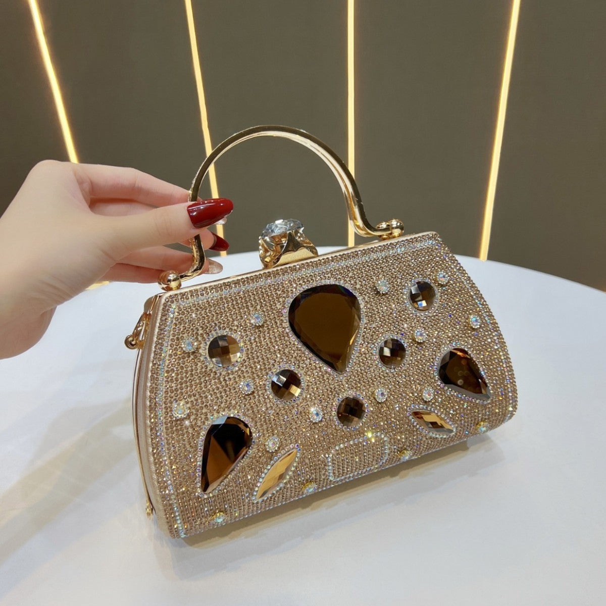 Luxury Bejeweled Evening Handbag — product view 4