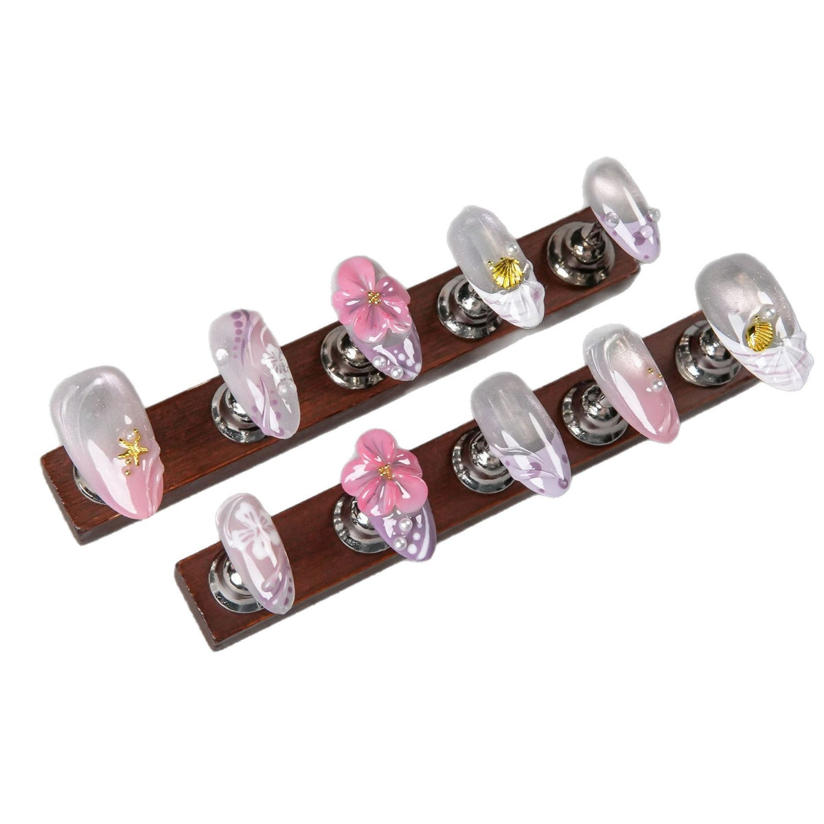 Luxury Floral Pattern Press-On Nails — product view 5