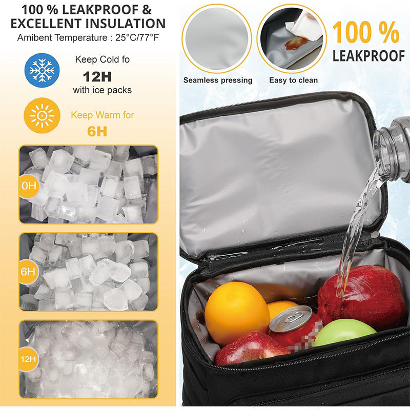 Versatile Cooling Hiking Backpack with Insulated Compartments LoungeYard — product view 4