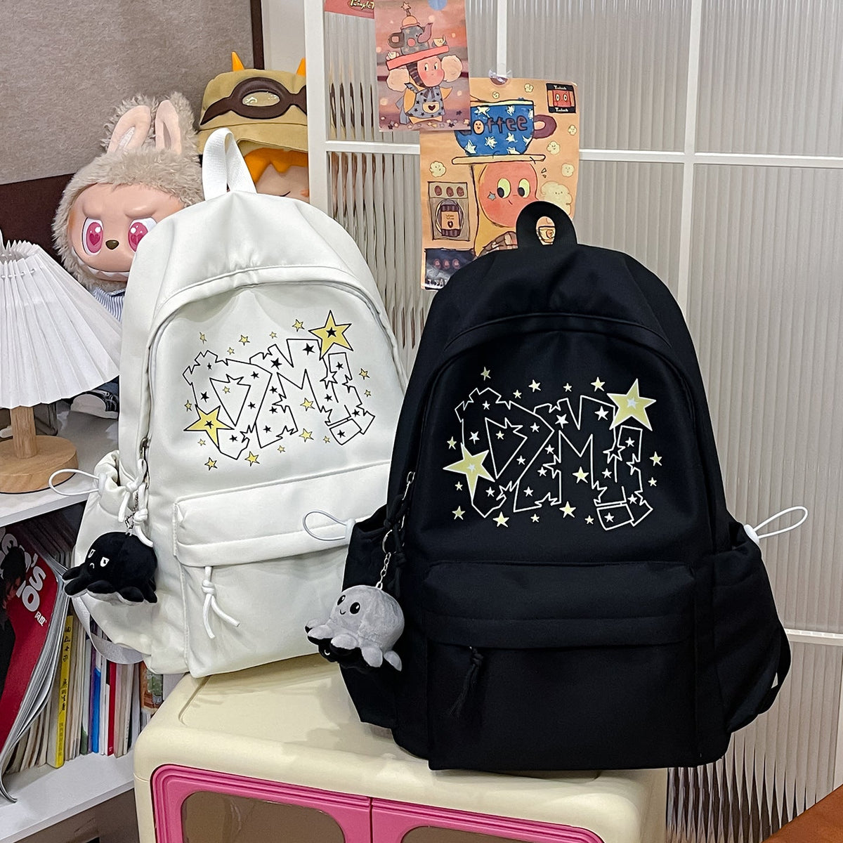 Casual Graphic Print Backpack LoungeYard 1791205811 — product view 4