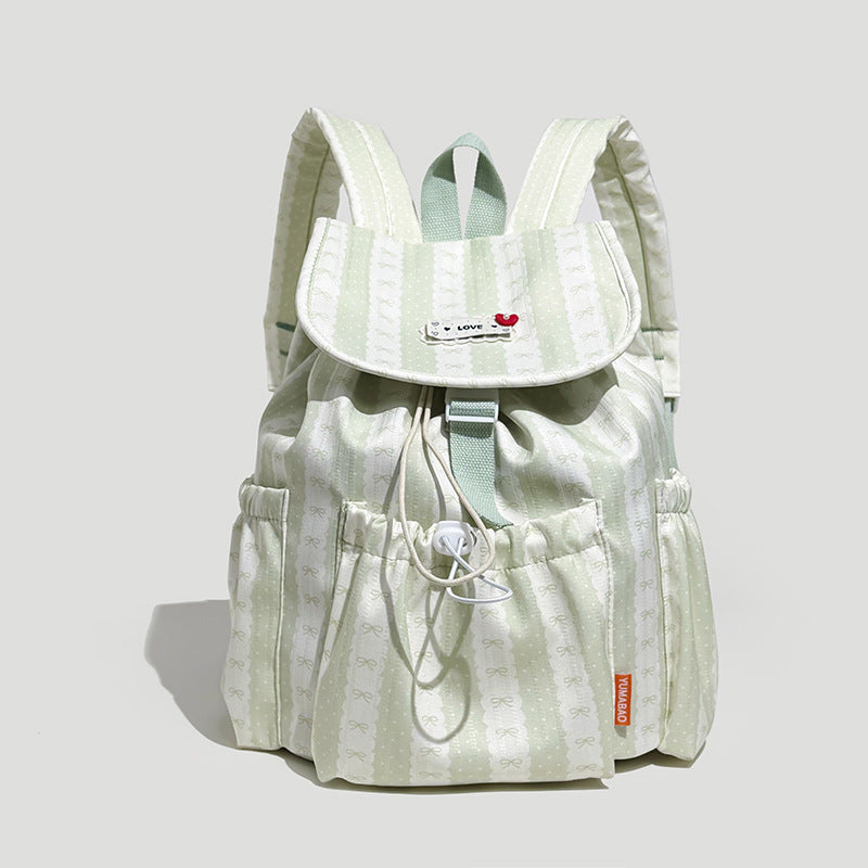 Fashionable Drawstring Closure Backpack LoungeYard — product view 6