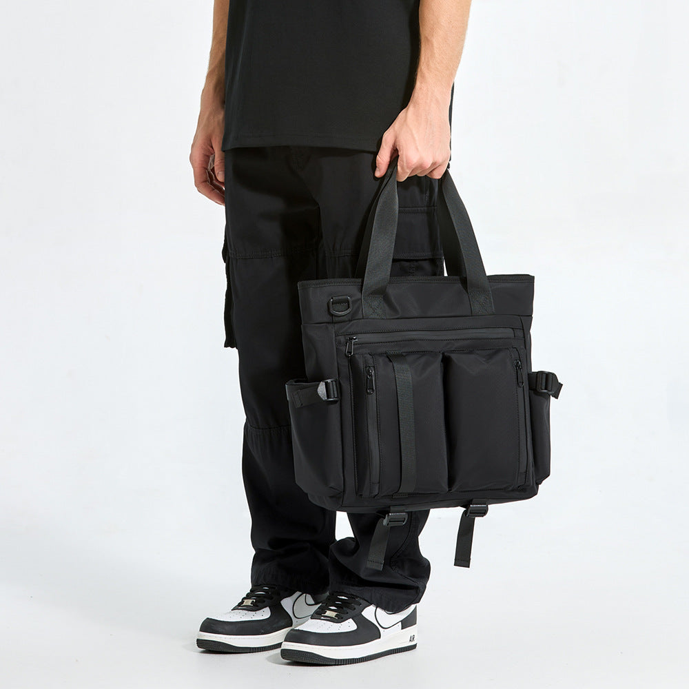 Multi-Pocket Messenger Bag LoungeYard — product view 1