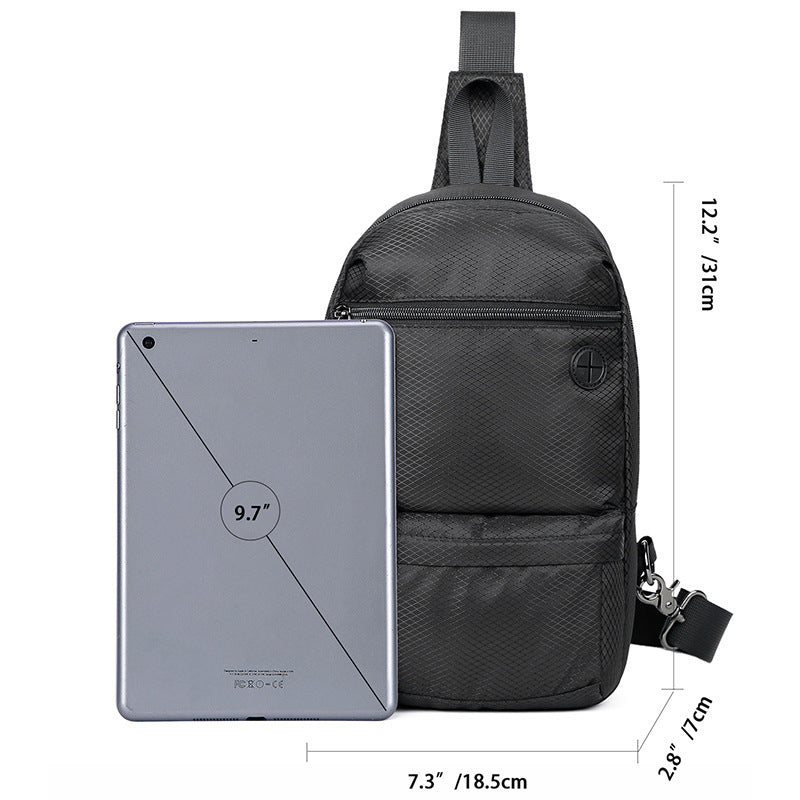 Lightweight Multi-Compartment Sling Bag LoungeYard — product view 2
