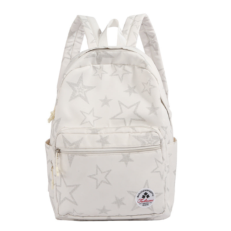 Star-Patterned Casual Backpack — product view 2