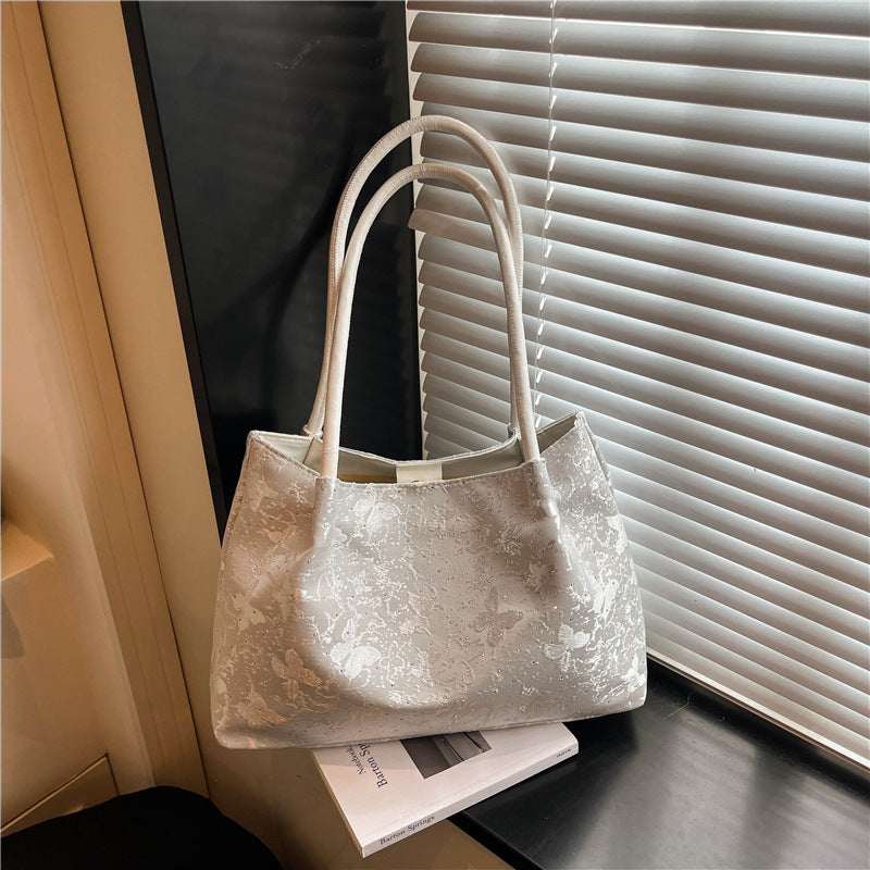 Stylish Metallic-Accented Handbag — product view 4