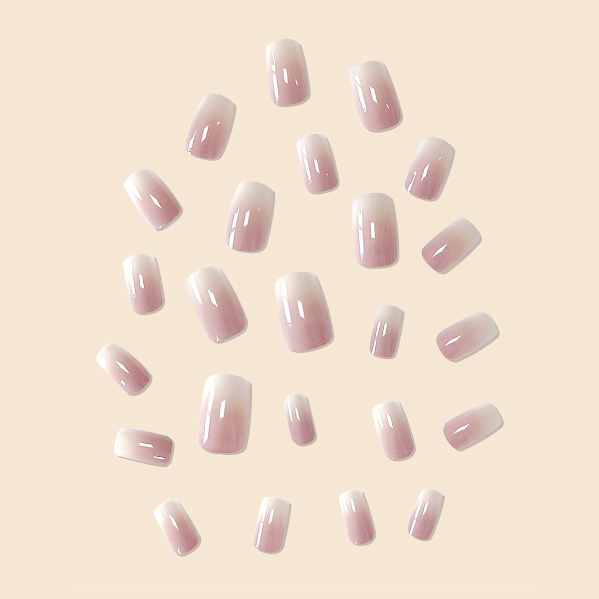 Ombre Square Nail Extensions — product view 1