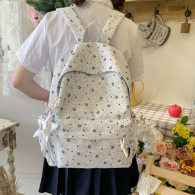 Star-Embellished Casual Daypack LoungeYard — product view 2
