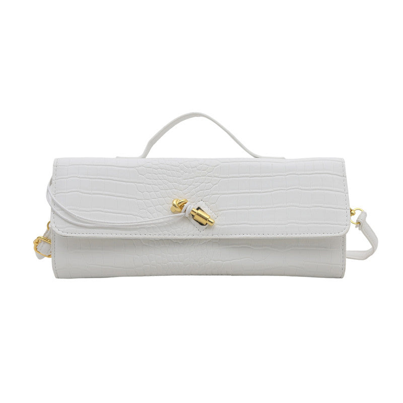 Elegant Crocodile-Textured Handbag — product view 5