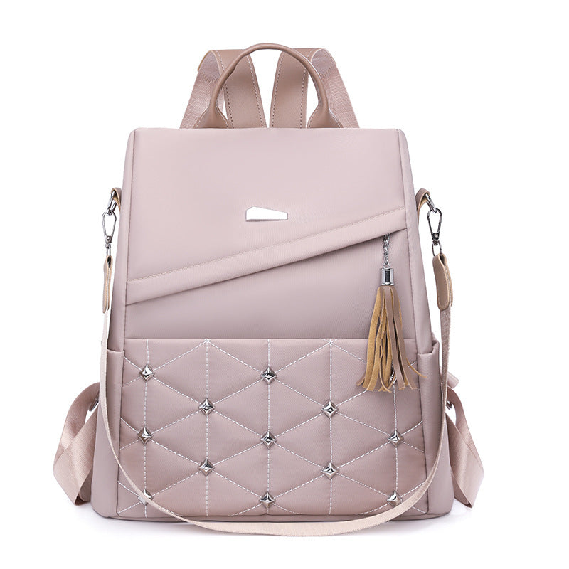 Stylish Quilted Multi-Functional Backpack — product view 2