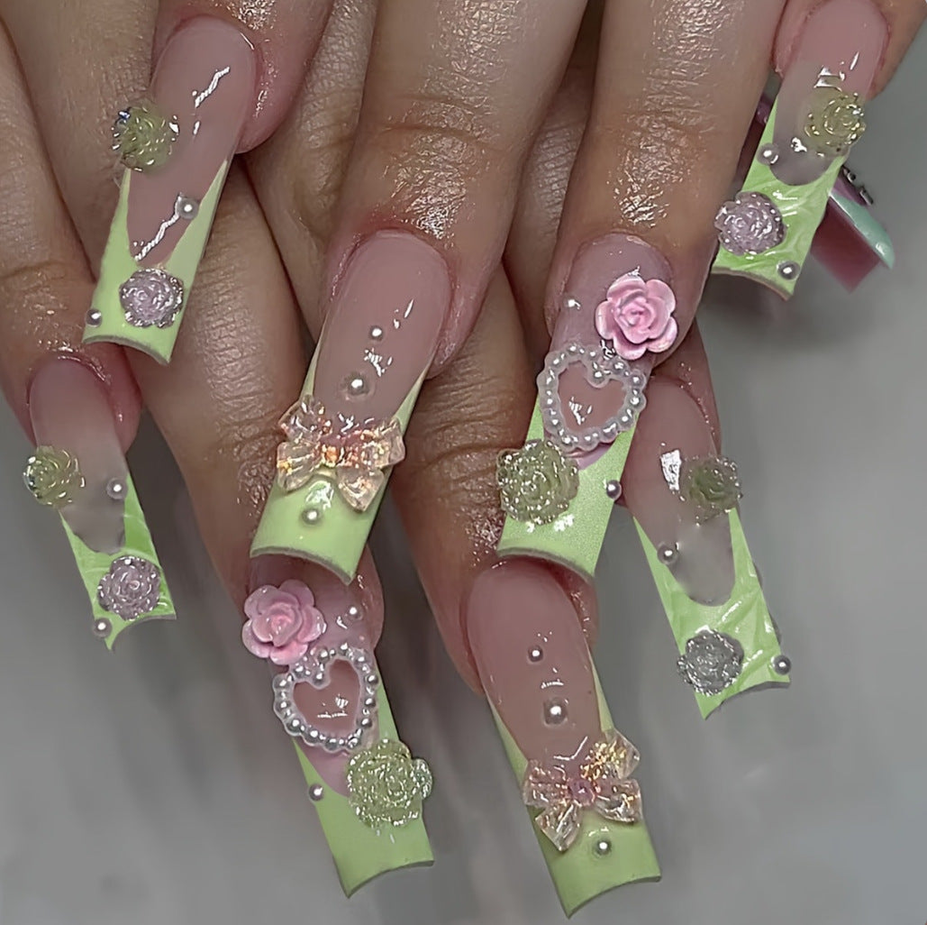 Decorative Long 3D Nail Art Extensions — product view 1