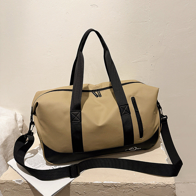 Sporty Everyday Travel Duffle with Practical Outside Pockets LoungeYard — product view 2