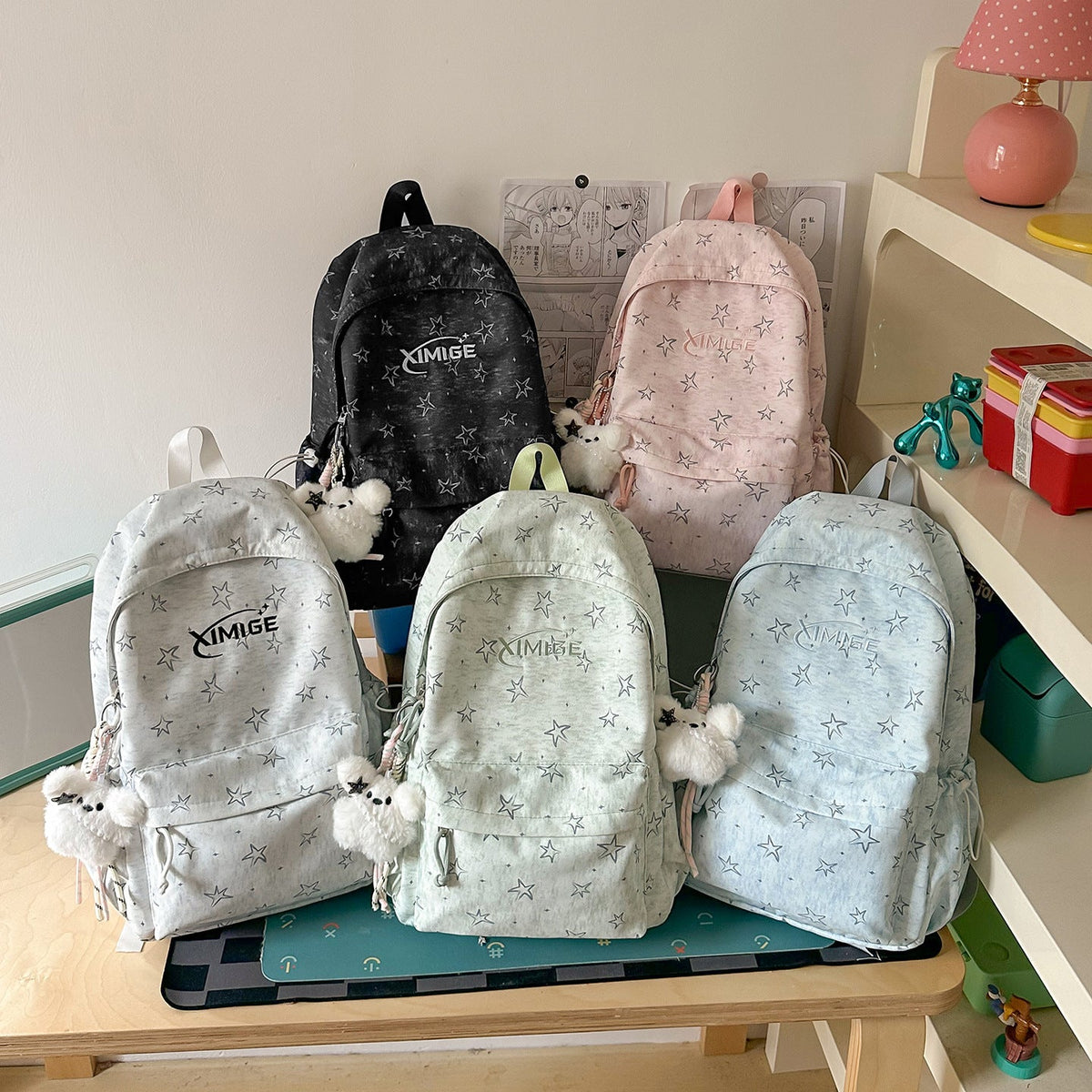 Fun-Printed Casual Backpack LoungeYard — product view 4