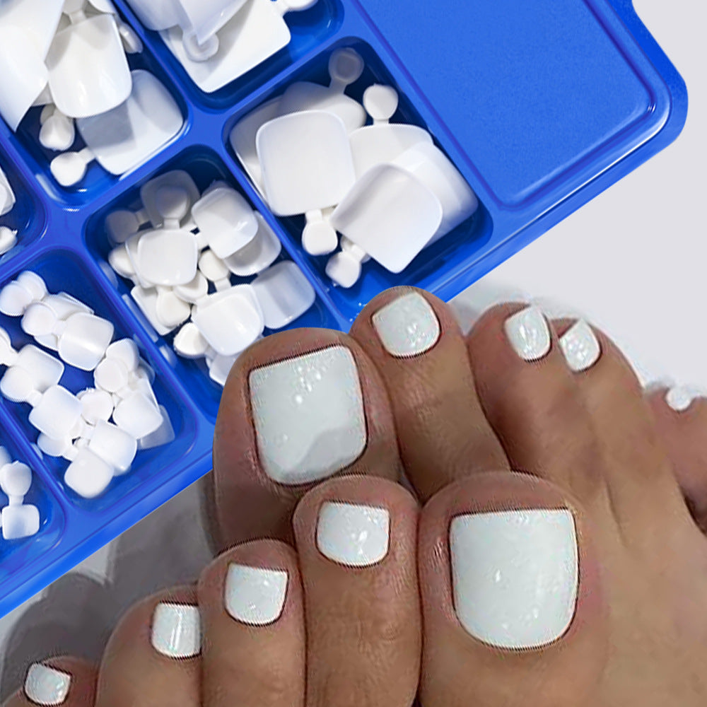 Full Coverage Press-On Toenail Tips Set — product view 4