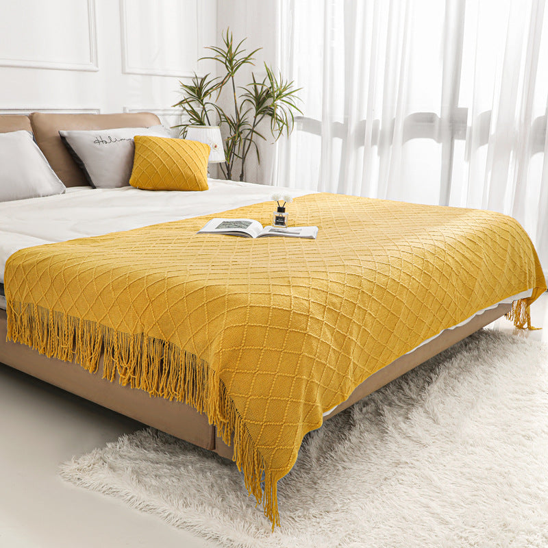 Cozy Knit Throw Blanket — product view 1