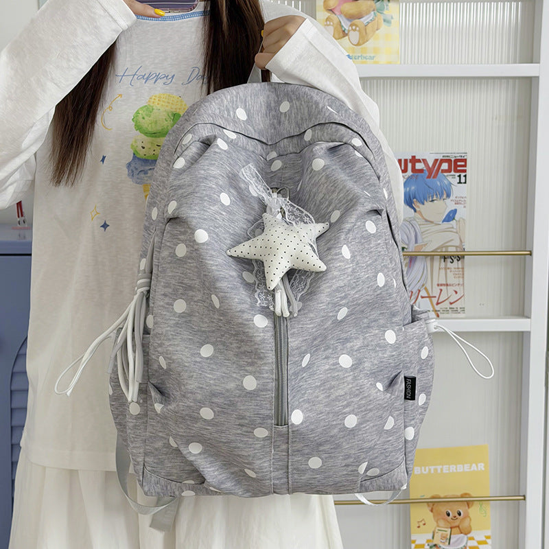 Playful Polka Dot Backpack LoungeYard — product view 4