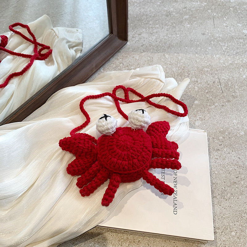 Crochet Crab-Shaped Crossbody Bag — product view 2