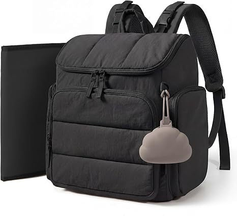 Quilted Multi-Compartment Backpack LoungeYard — product view 6
