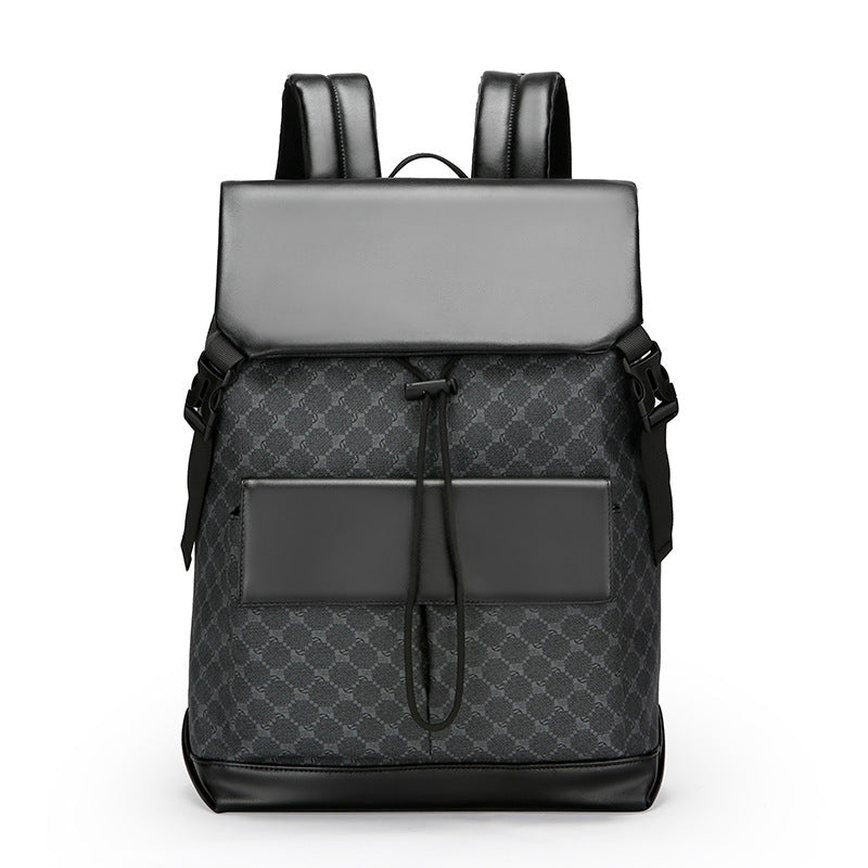 Stylish Water-Resistant Rolltop Backpack LoungeYard — product view 1