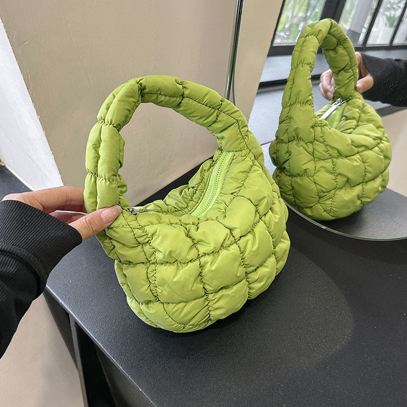 Quilted Puffer Handbag — product view 1
