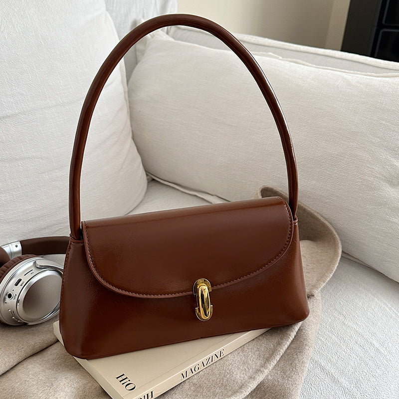 Elegant Structured Handheld Satchel — product view 6