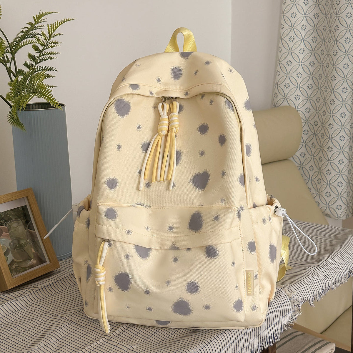 Cute Illustrated Character Backpack LoungeYard 1791205057 — product view 6