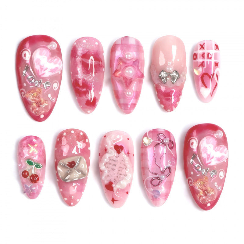 Decorative Themed Press-On Nail Art Set — product view 1