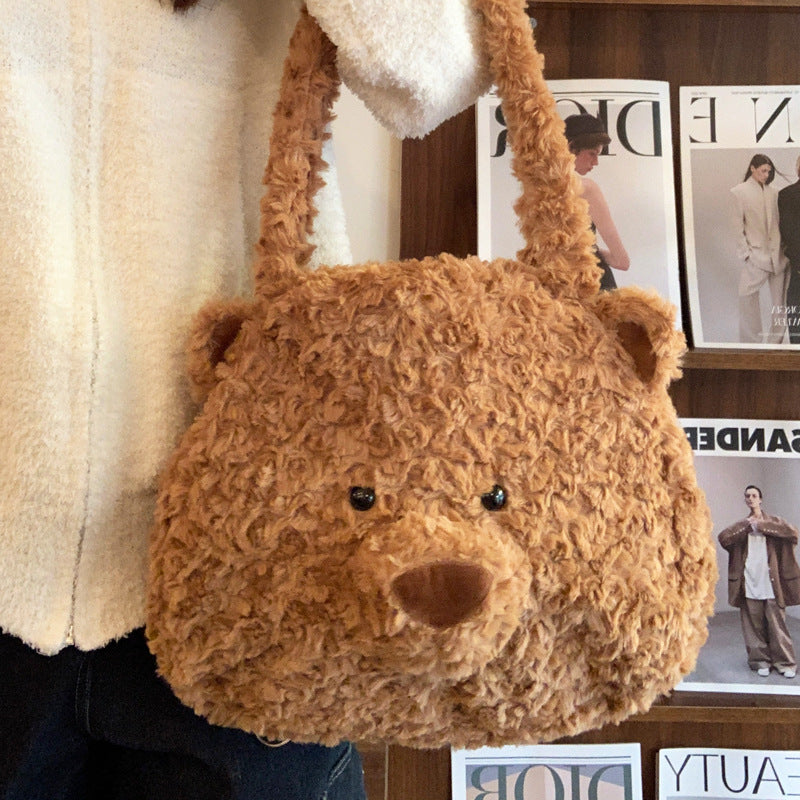 Plush Teddy Bear Shoulder Bag — product view 4