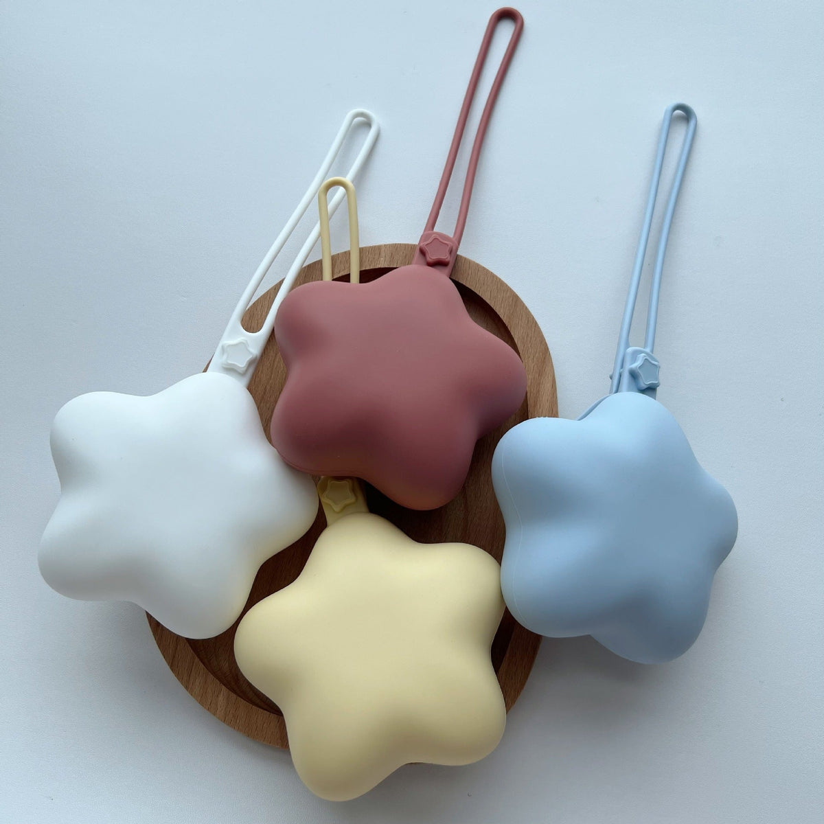 Silicone Star-Shaped Mini Pouch with Loop Strap — product view 5
