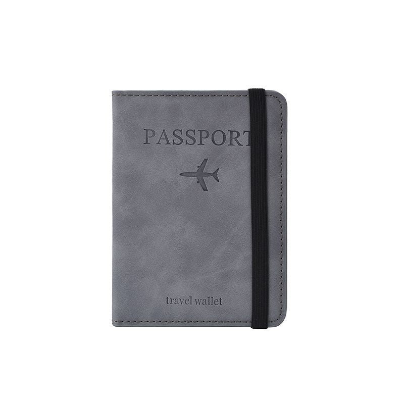 Leather Passport Holder Wallet LoungeYard — product view 3