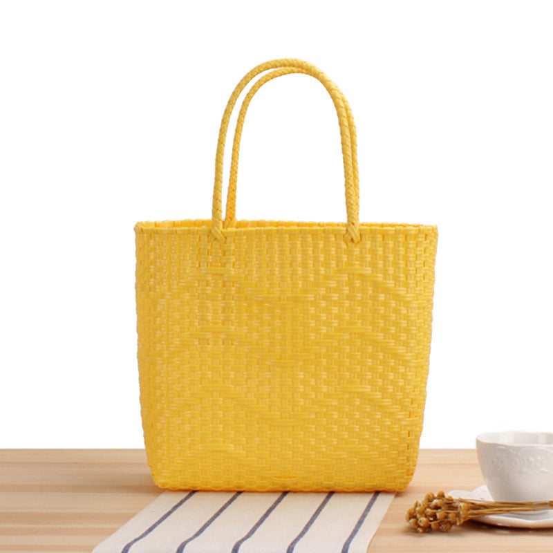 Braided shopping bag with structured design LoungeYard — product view 6