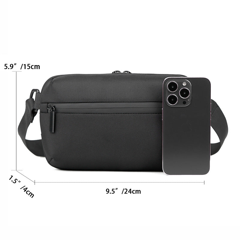 Compact Sleek Messenger Sling Bag LoungeYard — product view 1