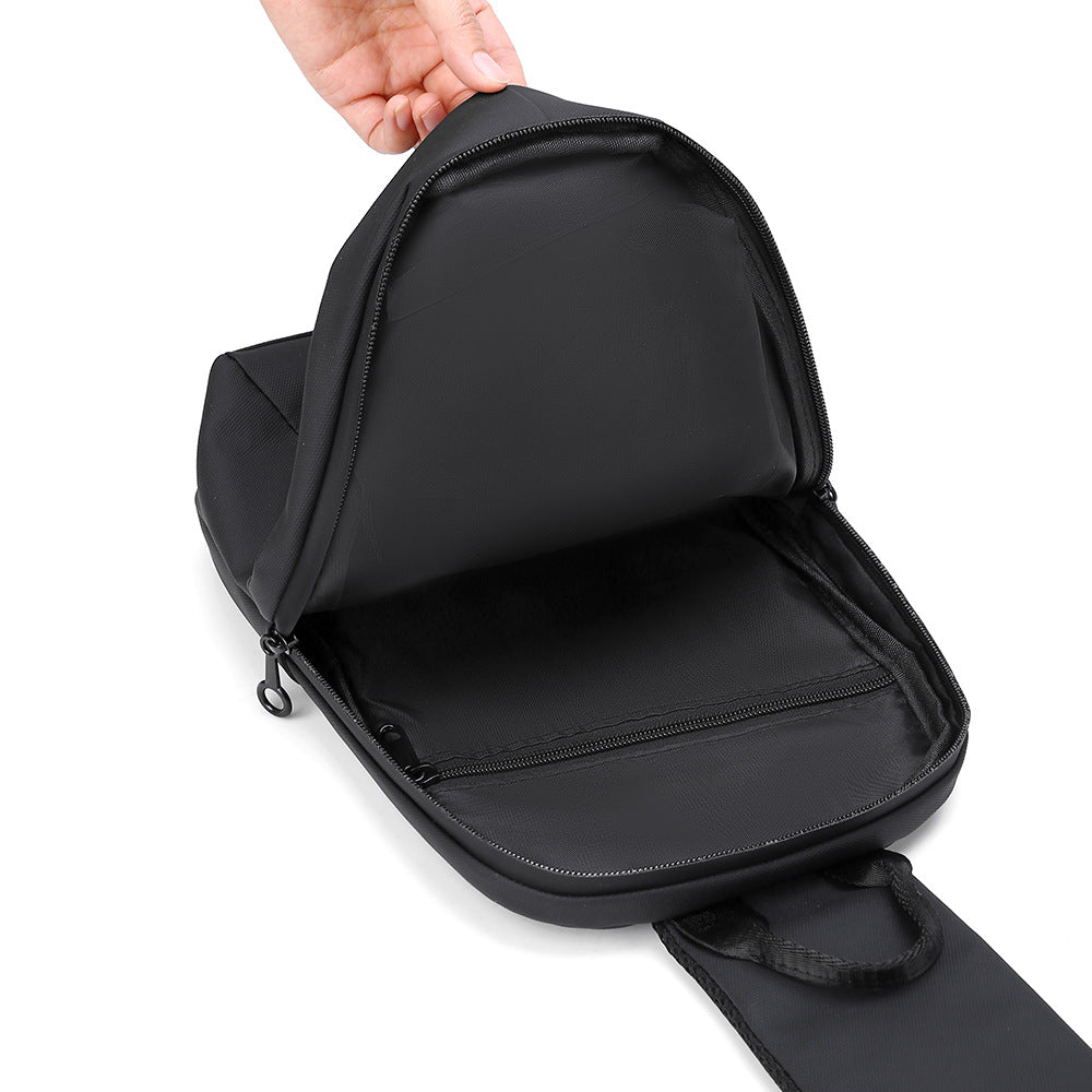 Sling backpack with innovative design and practical compartments LoungeYard — product view 4