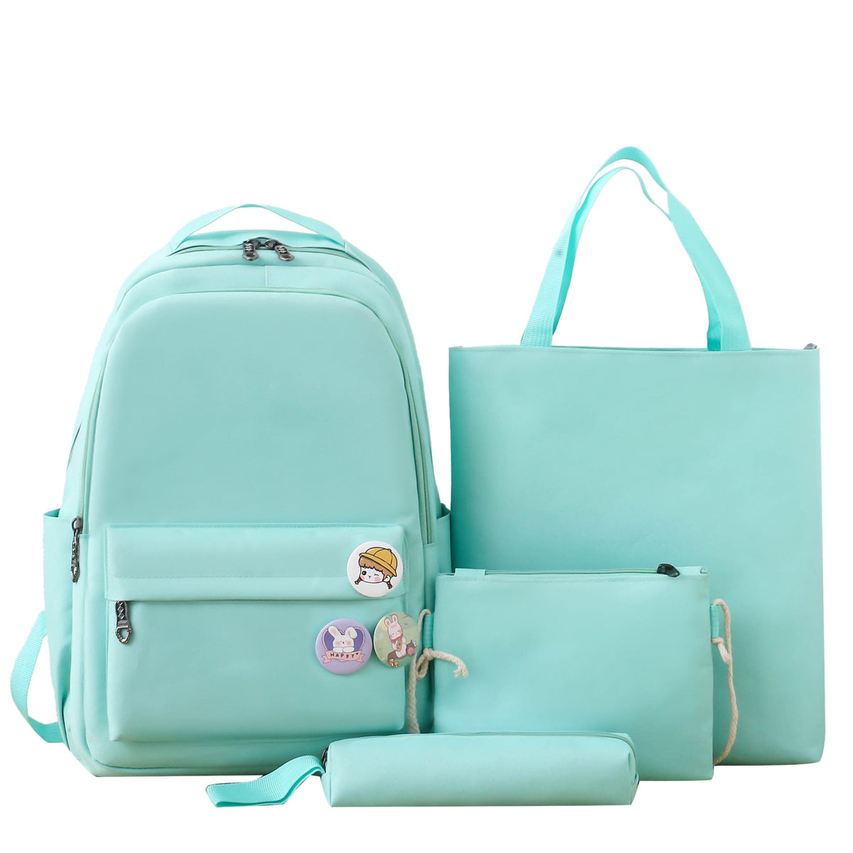 Stylish 4-Piece Backpack and Tote Bag Set LoungeYard — product view 4