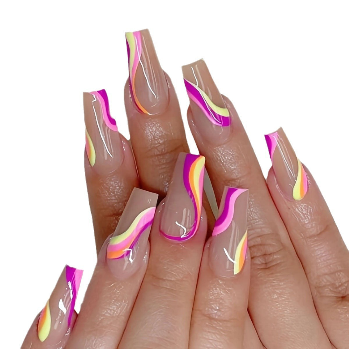 Artistic Wavy Nail Extensions — product view 3