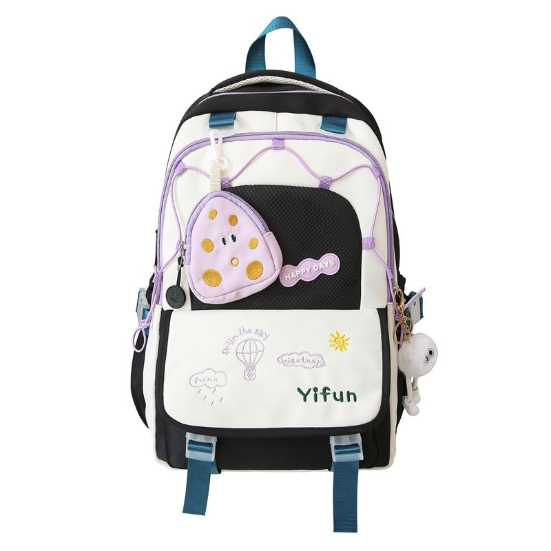 Playful Embroidered Backpack — product view 5